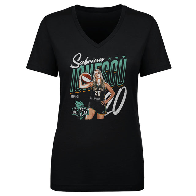 Sabrina Ionescu Women's V-Neck T-Shirt | 500 LEVEL