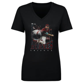 Corbin Burnes Women's V-Neck T-Shirt | 500 LEVEL