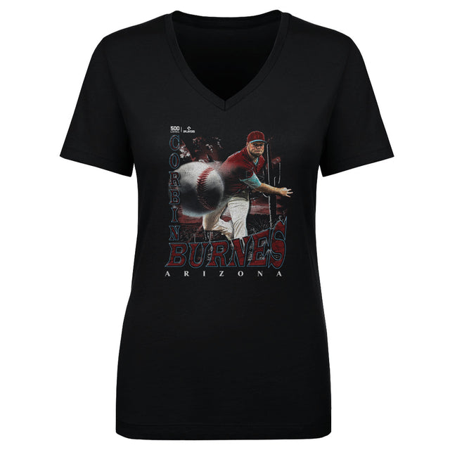 Corbin Burnes Women's V-Neck T-Shirt | 500 LEVEL
