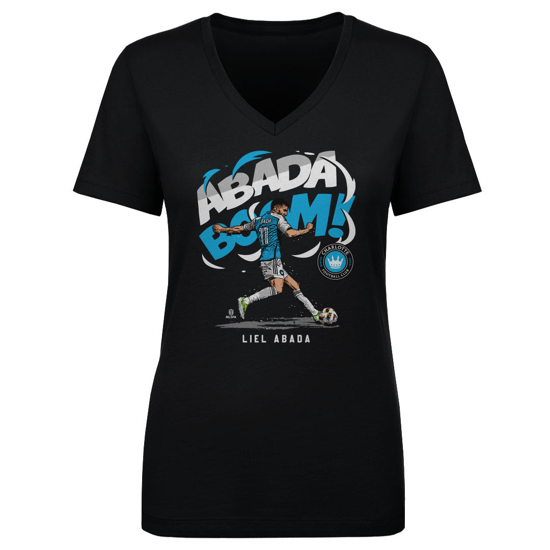 Liel Abada Women's V-Neck T-Shirt | 500 LEVEL