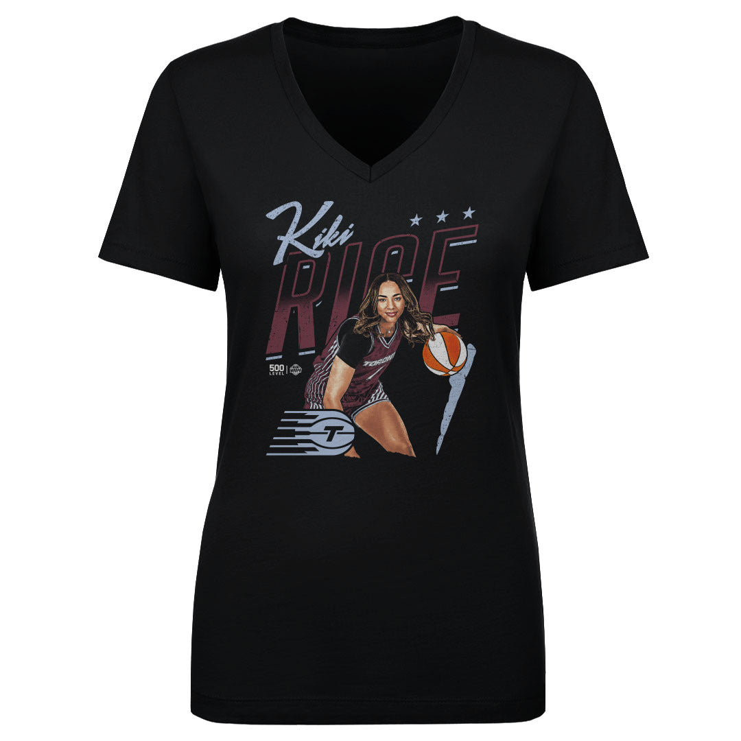 Kiki Rice Women's V-Neck T-Shirt | 500 LEVEL