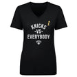 New York Knicks Women's V-Neck T-Shirt | 500 LEVEL