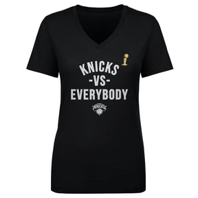 New York Knicks Women's V-Neck T-Shirt | 500 LEVEL