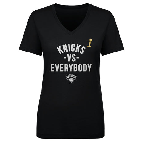 New York Knicks Women's V-Neck T-Shirt | 500 LEVEL