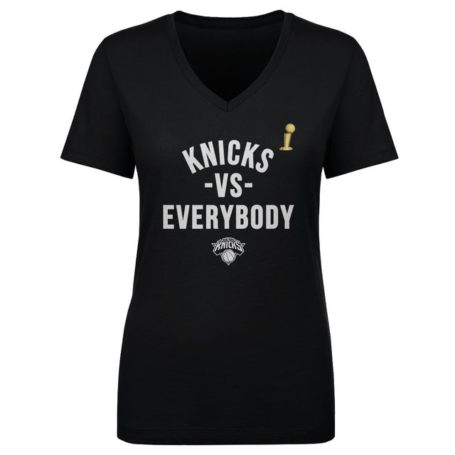 New York Knicks Women's V-Neck T-Shirt | 500 LEVEL