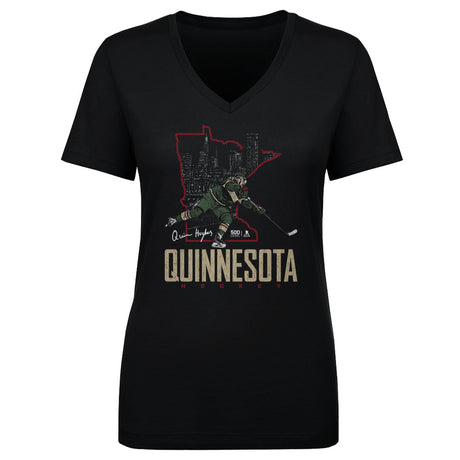 Quinn Hughes Women's V-Neck T-Shirt | 500 LEVEL