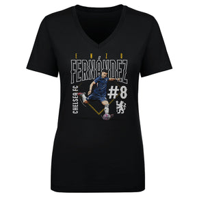 Enzo Fernandez Women's V-Neck T-Shirt | 500 LEVEL