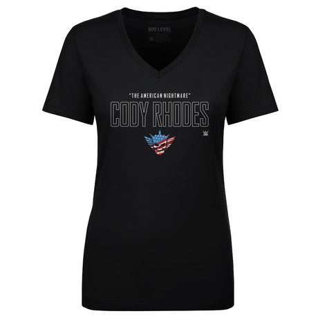 Cody Rhodes Women's V-Neck T-Shirt | 500 LEVEL