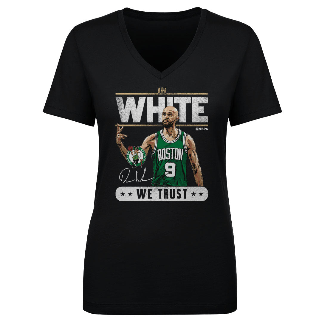 Derrick White Women's V-Neck T-Shirt | 500 LEVEL