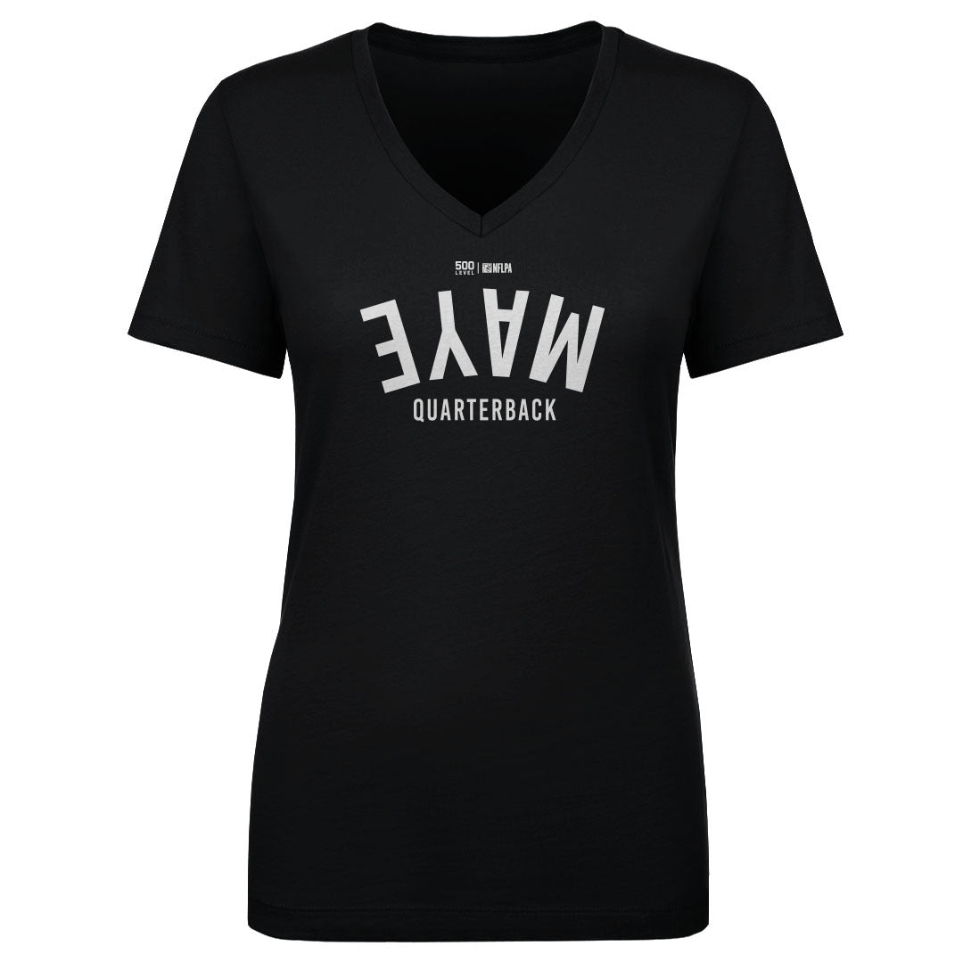 Drake Maye Women's V-Neck T-Shirt | 500 LEVEL