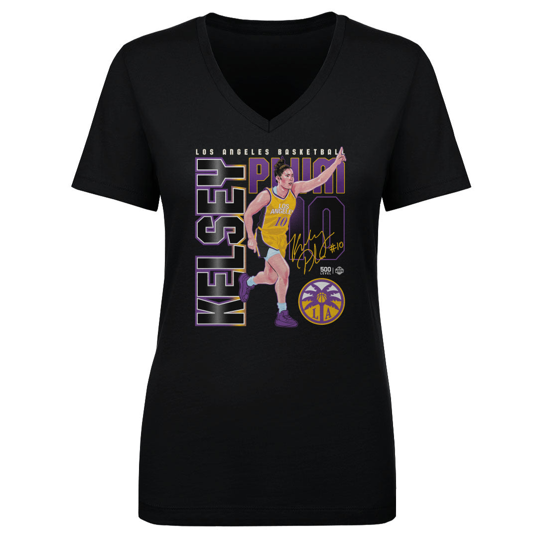 Kelsey Plum Women's V-Neck T-Shirt | 500 LEVEL