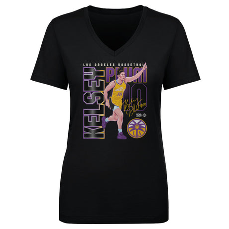 Kelsey Plum Women's V-Neck T-Shirt | 500 LEVEL