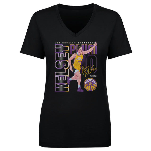 Kelsey Plum Women's V-Neck T-Shirt | 500 LEVEL