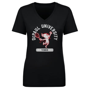DePaul Blue Demons Women's V-Neck T-Shirt | 500 LEVEL