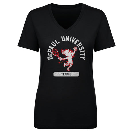 DePaul Blue Demons Women's V-Neck T-Shirt | 500 LEVEL