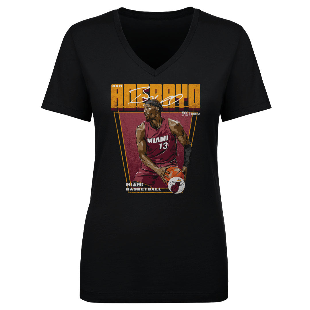 Bam Adebayo Women's V-Neck T-Shirt | 500 LEVEL