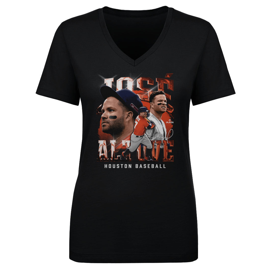 Jose Altuve Women's V-Neck T-Shirt | 500 LEVEL