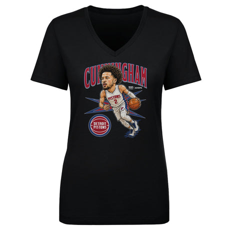 Cade Cunningham Women's V-Neck T-Shirt | 500 LEVEL