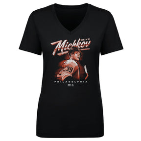 Matvei Michkov Women's V-Neck T-Shirt | 500 LEVEL