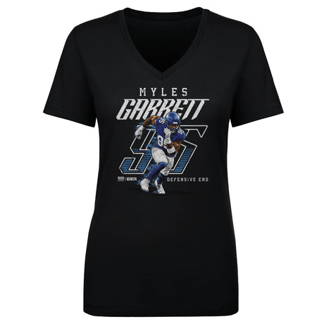 Myles Garrett Women's V-Neck T-Shirt | 500 LEVEL
