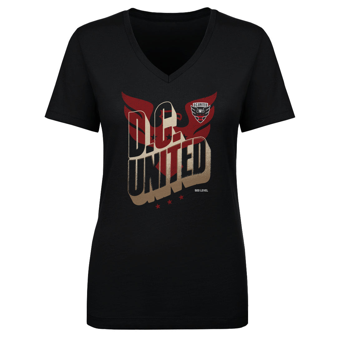 D.C. United Women's V-Neck T-Shirt | 500 LEVEL