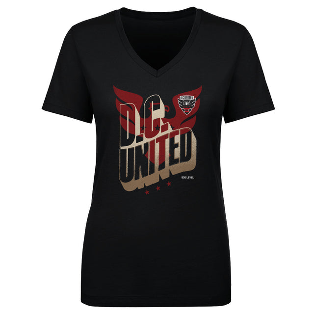 D.C. United Women's V-Neck T-Shirt | 500 LEVEL