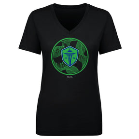 Seattle Sounders FC Women's V-Neck T-Shirt | 500 LEVEL