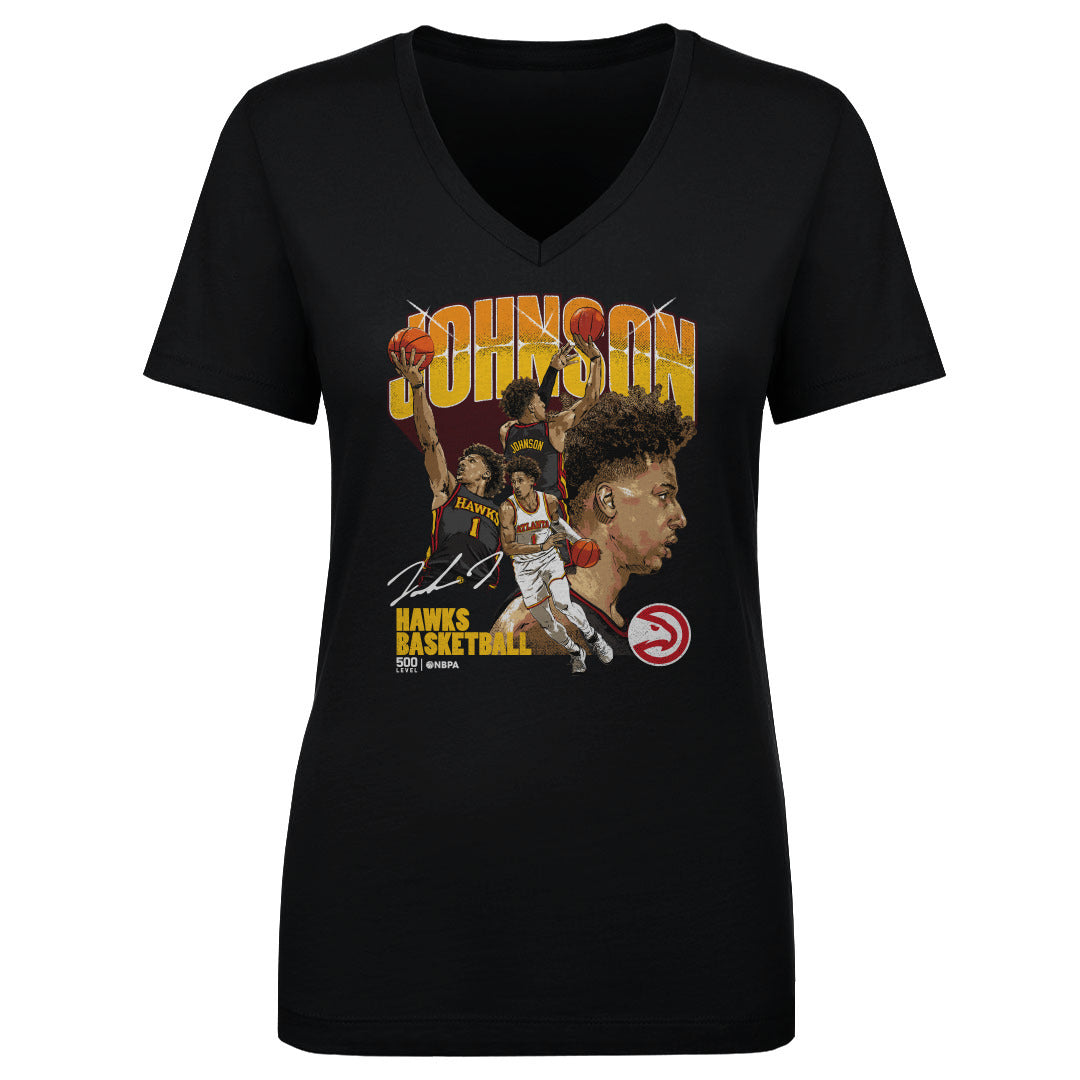 Jalen Johnson Women's V-Neck T-Shirt | 500 LEVEL
