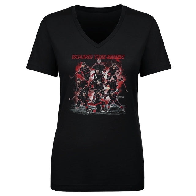 Carolina Hockey Women's V-Neck T-Shirt | 500 LEVEL