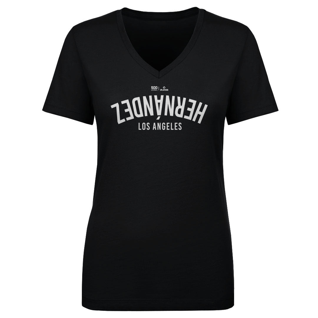 Enrique Hernandez Women's V-Neck T-Shirt | 500 LEVEL