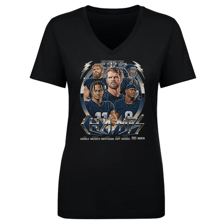Seattle Football Women's V-Neck T-Shirt | 500 LEVEL