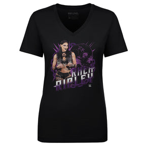 Rhea Ripley Women's V-Neck T-Shirt | 500 LEVEL