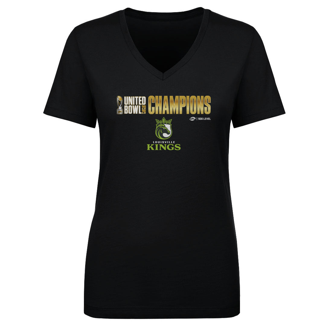Louisville Kings Women's V-Neck T-Shirt | 500 LEVEL