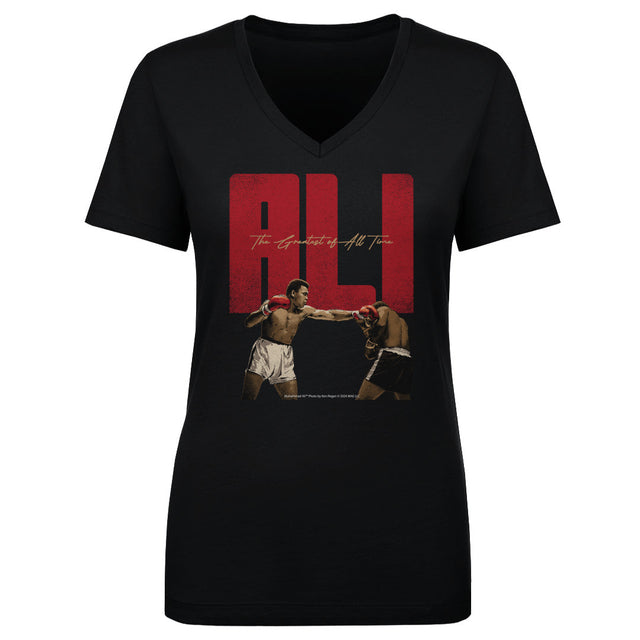 Muhammad Ali Women's V-Neck T-Shirt | 500 LEVEL