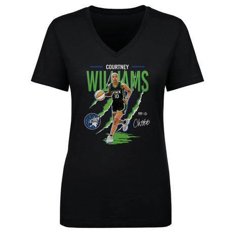 Courtney Williams Women's V-Neck T-Shirt | 500 LEVEL