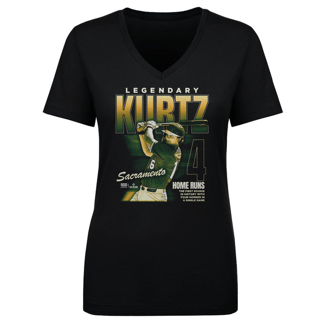 Nick Kurtz Women's V-Neck T-Shirt | 500 LEVEL