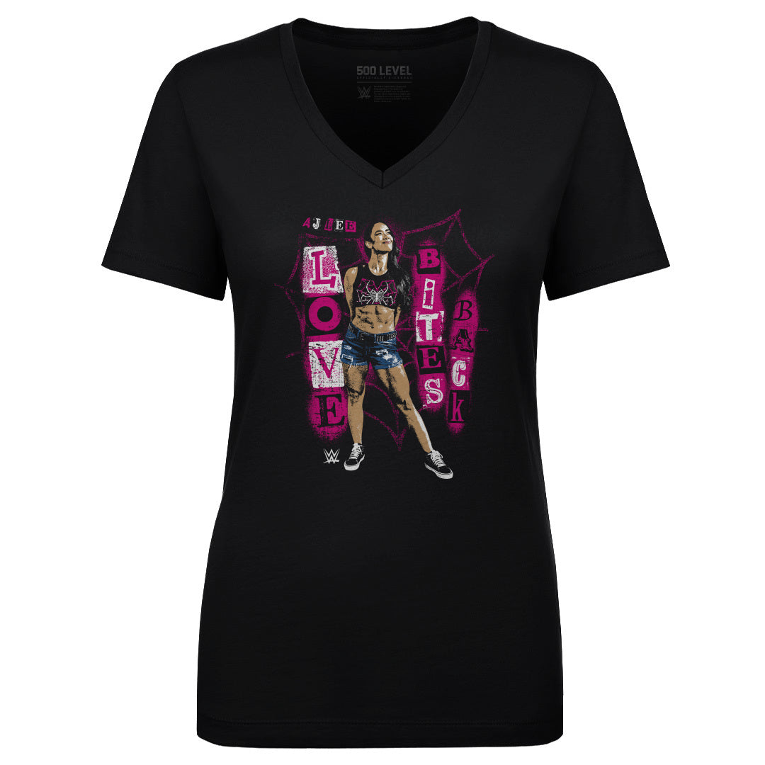 AJ Lee Women's V-Neck T-Shirt | 500 LEVEL