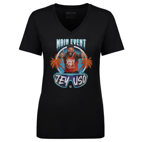 Jey Uso Women's V-Neck T-Shirt | 500 LEVEL