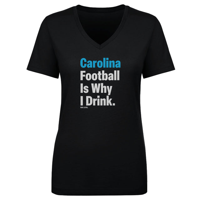 Carolina Football Women's V-Neck T-Shirt | 500 LEVEL