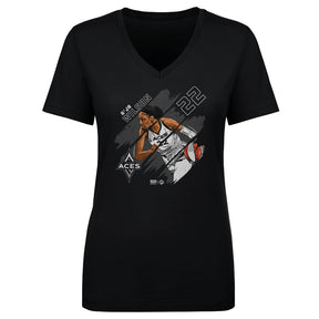 A'ja Wilson Women's V-Neck T-Shirt | 500 LEVEL