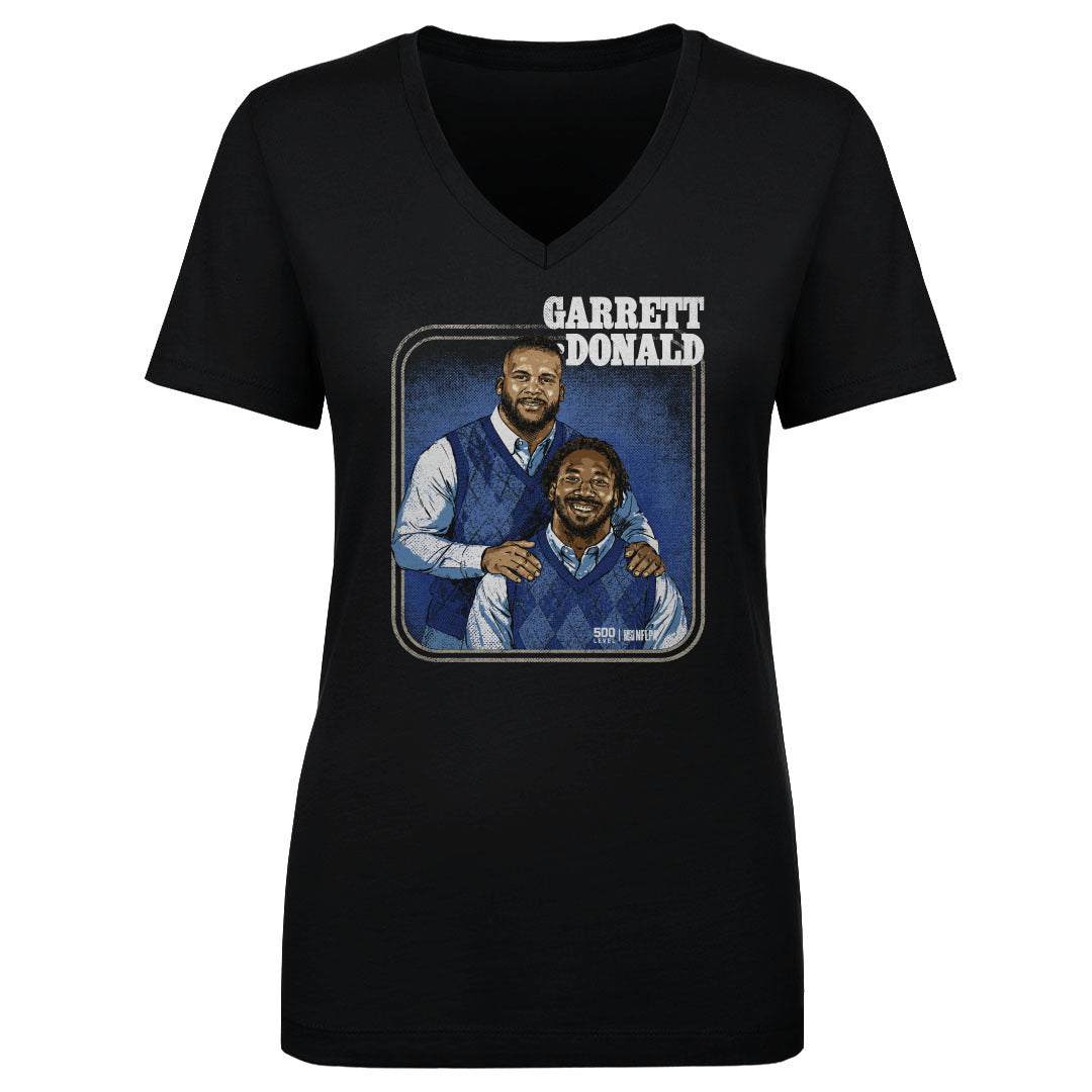 Aaron Donald Women's V-Neck T-Shirt | 500 LEVEL