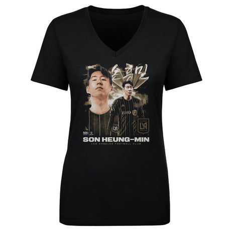Son Heung-Min Women's V-Neck T-Shirt | 500 LEVEL