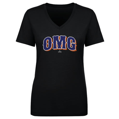 New York M Baseball Women's V-Neck T-Shirt | 500 LEVEL