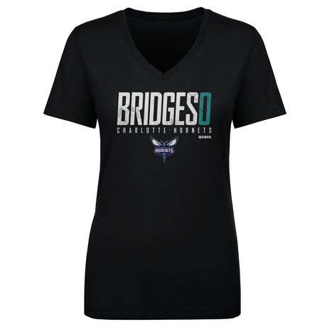 Miles Bridges Women's V-Neck T-Shirt | 500 LEVEL
