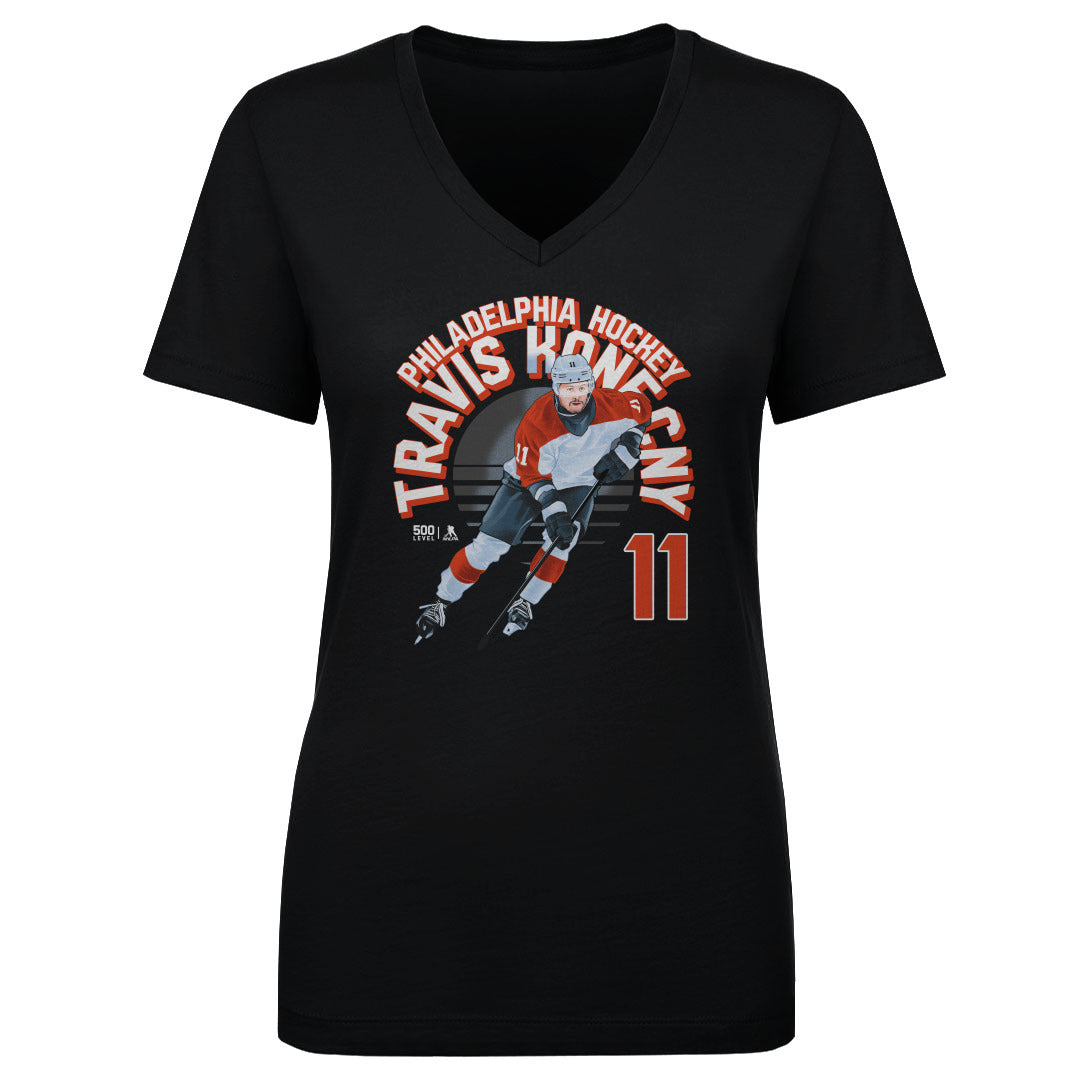 Travis Konecny Women's V-Neck T-Shirt | 500 LEVEL
