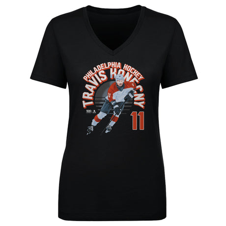 Travis Konecny Women's V-Neck T-Shirt | 500 LEVEL
