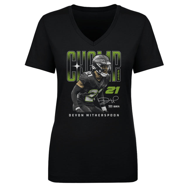 Devon Witherspoon Women's V-Neck T-Shirt | 500 LEVEL