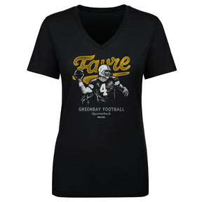 Brett Favre Women's V-Neck T-Shirt | 500 LEVEL