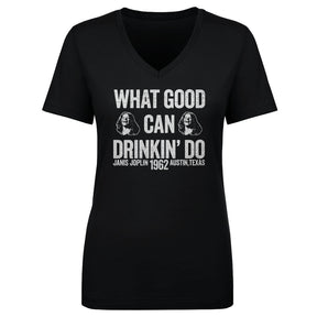 Janis Joplin Women's V-Neck T-Shirt | 500 LEVEL