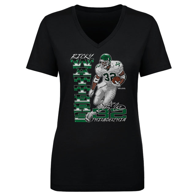 Ricky Watters Women's V-Neck T-Shirt | 500 LEVEL